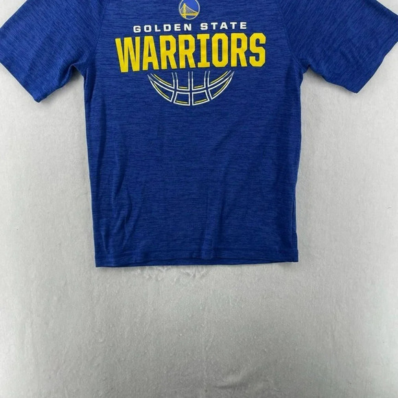 NBA T-Shirt Men's Sz S Blue Golden State Warriors Crew Neck Short Sleeve - Picture 7 of 11